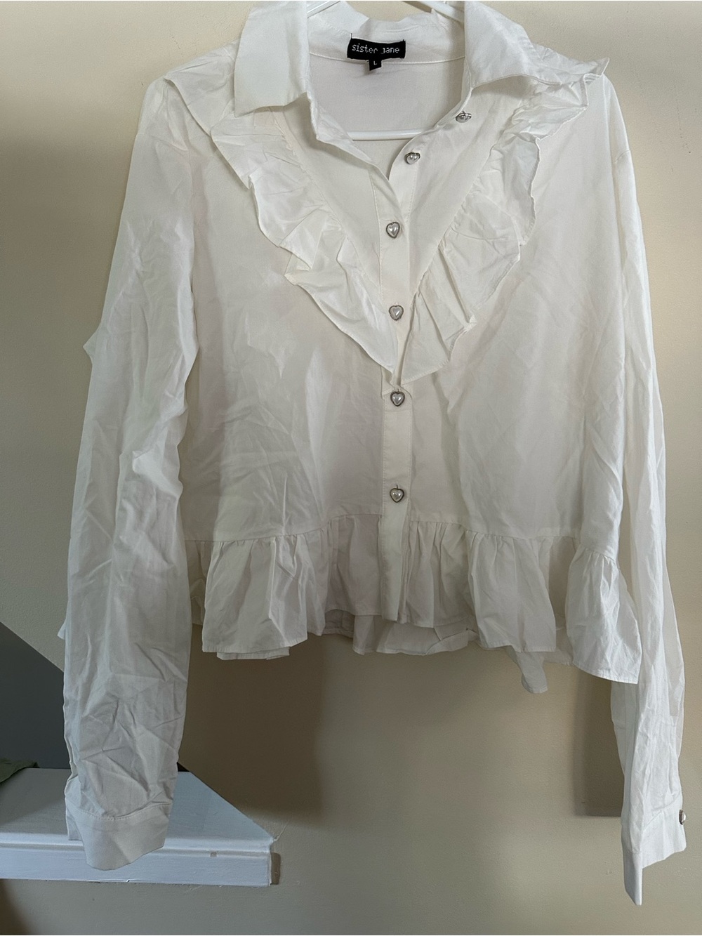 Sister Jane Ruffled Heart Blouse